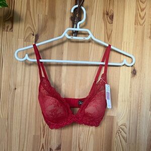 Natori Vibrant Raspberry Pink Lace Bra (30D)